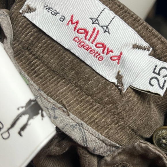 NWT! “Mallard Cigarette” Maison Clochard Brown Chinos - Picture 8 of 9